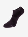 ALPINE PRO Sada tří párů unisex ponožek v černé barvě ALPINE PRO 3UNICO