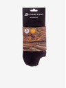 ALPINE PRO Sada tří párů unisex ponožek v černé barvě ALPINE PRO 3UNICO
