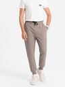 Ombre Clothing Šedé pánské tepláky Ombre Clothing Ottoman