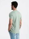 Ombre Clothing Mentolové pánské tričko s potiskem San Francisco Ombre Clothing