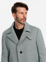 Ombre Clothing Pánský jednořadý kabát Ombre Clothing
