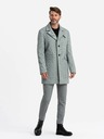 Ombre Clothing Pánský jednořadý kabát Ombre Clothing