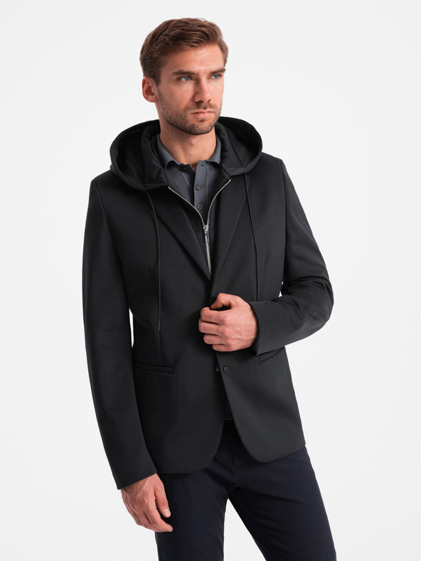 Ombre Clothing Pánská bunda s odnímatelnou podšívkou a kapucí Ombre Clothing