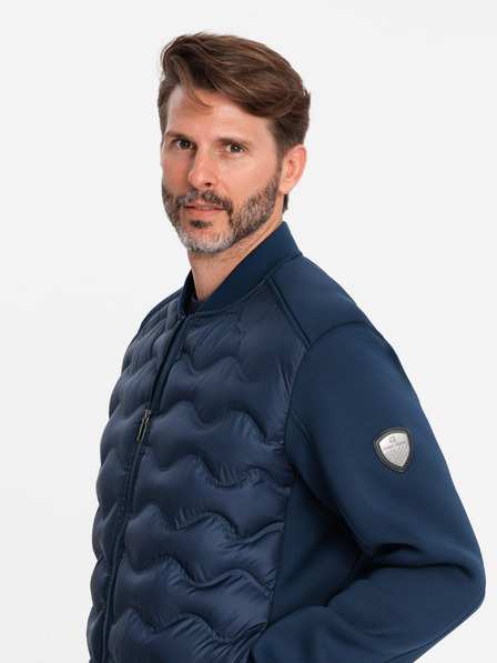 Ombre Clothing Pánská prošívaná bunda bomber Ombre Clothing