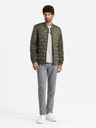 Ombre Clothing Pánská prošívaná bunda bomber Ombre Clothing