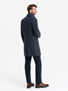 Ombre Clothing Pánský rozepínací kabát z vlněné směsi Ombre Clothing V2 OM-COWC-0121