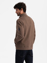 Ombre Clothing Pánská lehká bunda na zip s prošívanou přední částí Ombre Clothing V3 OM-JANP-0193