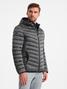 Ombre Clothing Lehce zateplená pánská prošívaná bunda Ombre Clothing