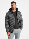 Ombre Clothing Lehce zateplená pánská prošívaná bunda Ombre Clothing