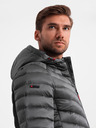 Ombre Clothing Lehce zateplená pánská prošívaná bunda Ombre Clothing