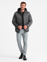 Ombre Clothing Lehce zateplená pánská prošívaná bunda Ombre Clothing