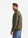 Ombre Clothing Pánská bunda bomber s reliéfem Ombre Clothing