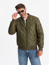 Ombre Clothing Pánská bunda bomber s reliéfem Ombre Clothing