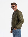 Ombre Clothing Pánská bunda bomber s reliéfem Ombre Clothing