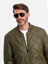 Ombre Clothing Pánská bunda bomber s reliéfem Ombre Clothing