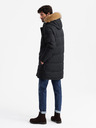 Ombre Clothing Pánská dlouhá bunda parka s kapucí Ombre Clothing