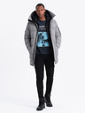 Ombre Clothing Pánská outdoorová dlouhá bunda parka Ombre Clothing