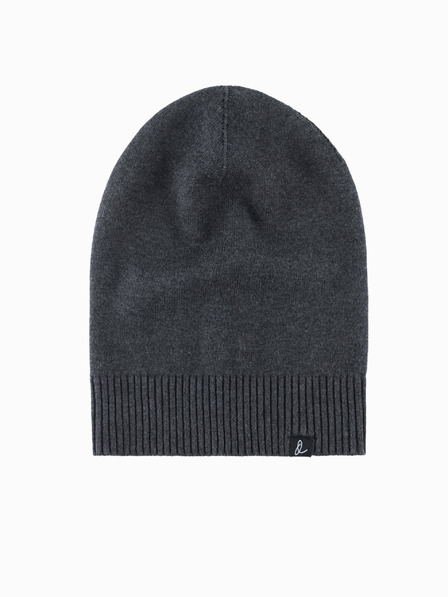 Ombre Clothing Pánská zimní čepice z bavlněného úpletu Ombre Clothing