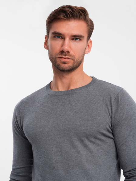 Ombre Clothing Klasický pánský svetr s kulatým výstřihem Ombre Clothing