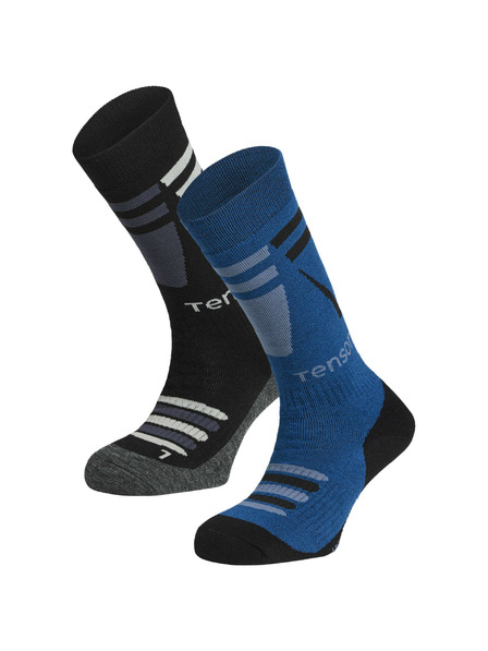 Tenson unisex lyžařské ponožky, balení 2 párů TENSON Core Ski Socks 2-pack modrý