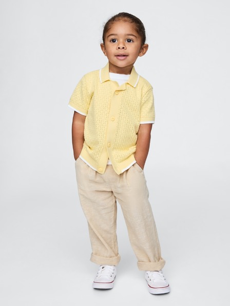GAP Baby lněné kalhoty GAP