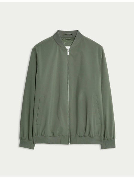 Marks & Spencer Bunda Bomber s technologií Stormwear™ Marks & Spencer zelená