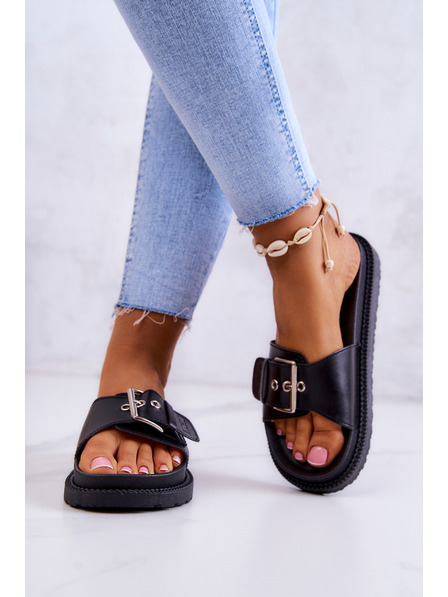 BIG STAR SHOES Dámské pantofle Big Star Black