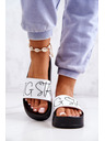 BIG STAR SHOES Dámské pantofle Big Star Black and White