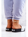 BIG STAR SHOES Dámské pantofle Big Star Black and White