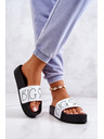 BIG STAR SHOES Dámské pantofle Big Star Black and White