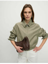 Marks & Spencer Semišová uvolněná bunda Harrington Marks & Spencer hnědá