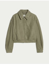 Marks & Spencer Semišová uvolněná bunda Harrington Marks & Spencer hnědá