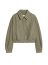 Marks & Spencer Semišová uvolněná bunda Harrington Marks & Spencer hnědá