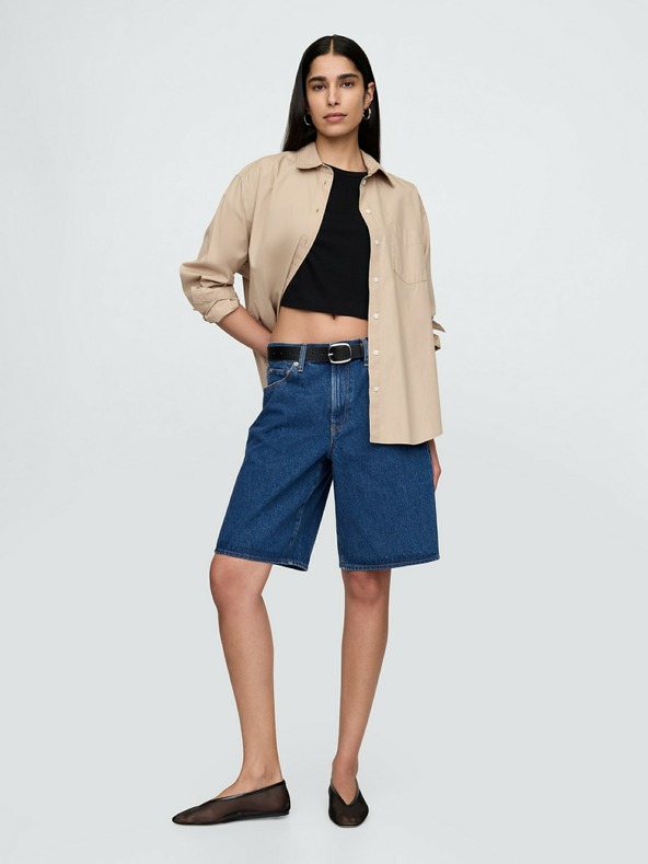 GAP Džínové kraťasy Mid Rise Longline GAP