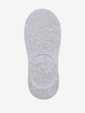 Ombre Clothing Sada tří párů světle šedivých pánských slip on ponožek Ombre Clothing