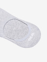 Ombre Clothing Sada tří párů světle šedivých pánských slip on ponožek Ombre Clothing