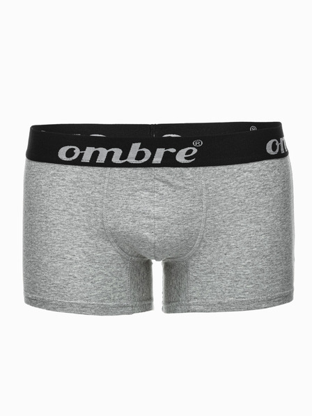 Ombre Clothing Šedé pánské boxerky - 3 pack Ombre Clothing U159