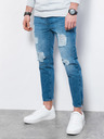 Ombre Clothing Modré pánské riflové kalhoty Ombre Clothing P1028