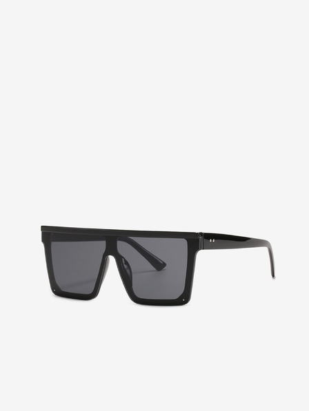 VEYREY Černé unisex sluneční brýle VeyRey Oversize Pholitu