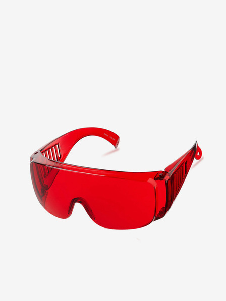 VEYREY Červené unisex spánkové brýle VeyRey Edera