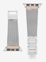 Anne Klein Řemínek pro hodinky Apple Watch s krystaly ve stříbrné barvě Anne Klein