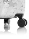 Heys Černo-bílý vzorovaný cestovní kufr Heys Journey 3G M Black/White Map