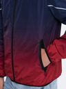 Ombre Clothing Červeno-modrá pánská sportovní bunda Ombre Clothing