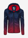 Ombre Clothing Červeno-modrá pánská sportovní bunda Ombre Clothing