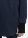 Ombre Clothing Tmavě modrá pánská mikina s kapucí Ombre Clothing