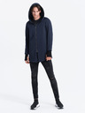 Ombre Clothing Tmavě modrá pánská mikina s kapucí Ombre Clothing