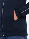 Ombre Clothing Tmavě modrý pánský bomber Ombre Clothing AMSTERDAM