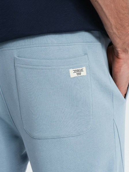 Ombre Clothing Modré pánské tepláky jogger Ombre Clothing
