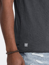 Ombre Clothing Šedé pánské tričko Ombre Clothing