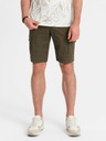 Ombre Clothing |Zelené pánské cargo kraťasy Ombre Clothing
